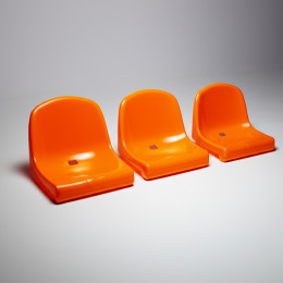 Сиденье пластиковое стадионное (2 точки крепления)