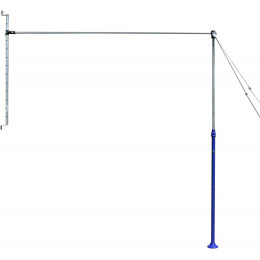 Перекладина гимнастическая пристенная на растяжках